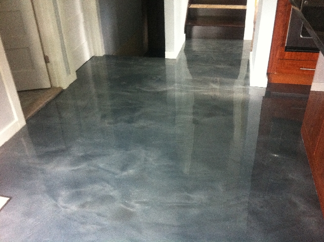 Ann Arbor Mi Custom Reflector Epoxy Kitchen Floooring 17